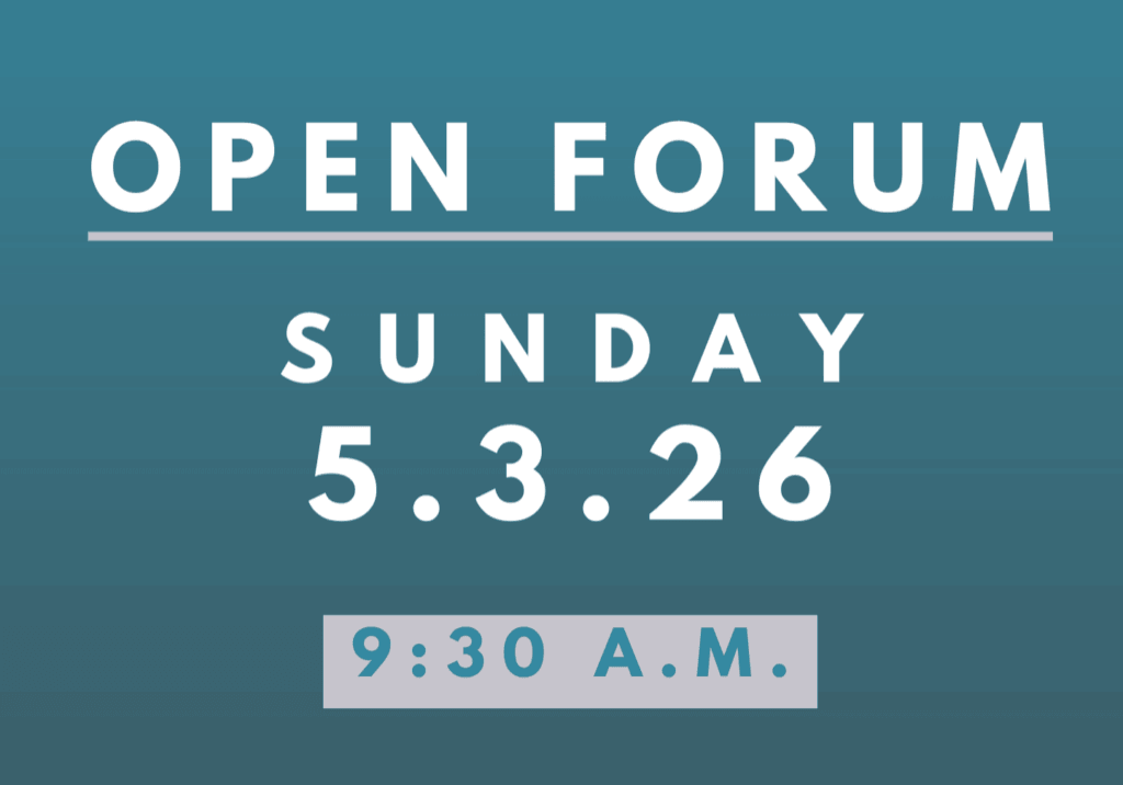Open Forum May 2026
